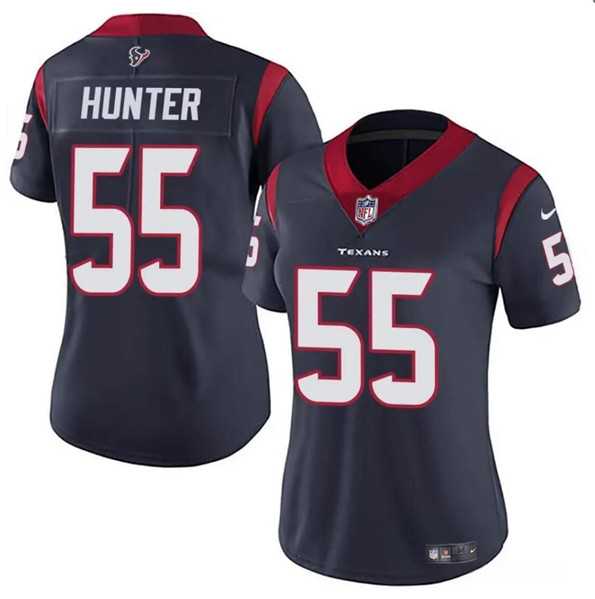 Women%27s Houston Texans #55 Danielle Hunter Navy Vapor Untouchable Limited Stitched Jersey Dzhi->women nfl jersey->Women Jersey